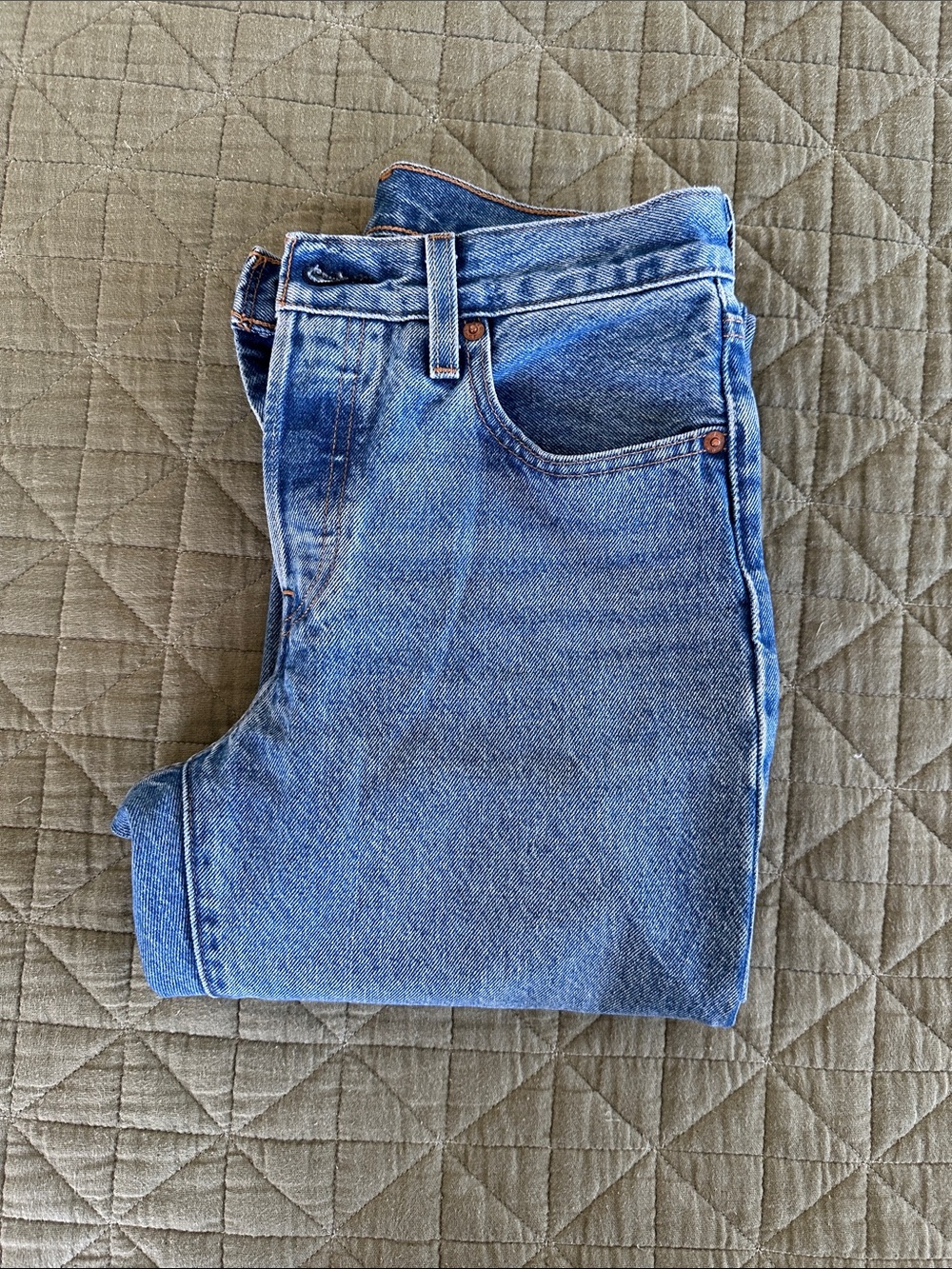 Levi's Women's Straight Blue Denim Jeans
